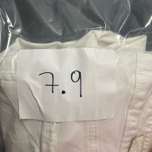 PAIGE Hoxton Ankle Distressed White Jean - Picture 9 of 9